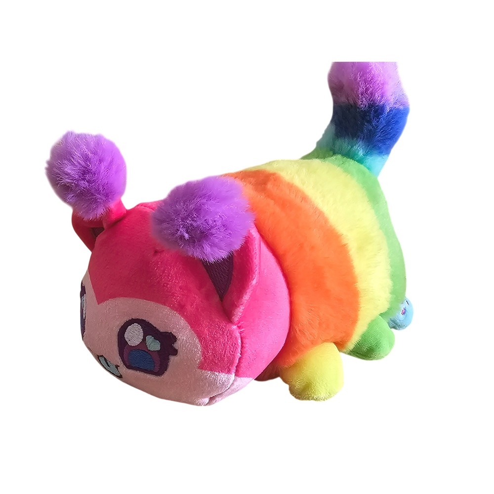 Aphmau MeeMeows Mystery 6" in Plush Rainbow Cat Multi Color Soft Stuffed Toy